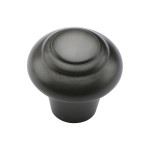 M Marcus Heritage Brass Bead Design Round Cupboard Knob 32mm 